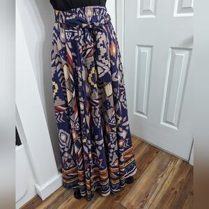 Her Destiny - printed  full maxi skirt! Sz. S